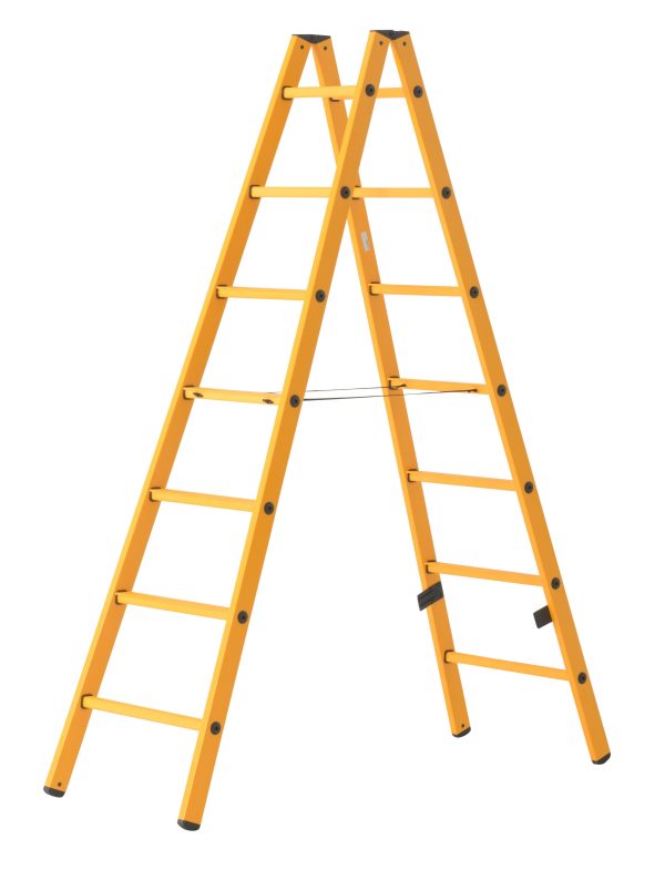 Hymer 3923 Kunststof dubbele ladder – tweezijdig beklimbaar - Afbeelding 3